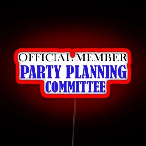 The Office Party Planning Committee RGB Neon Sign