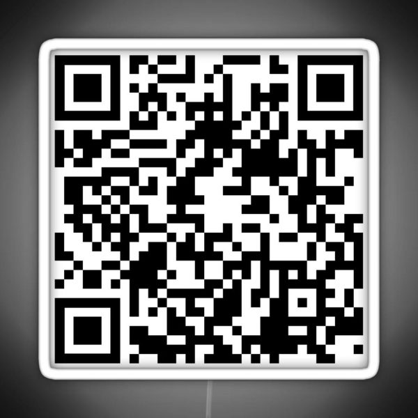 The Office Prison Mike QR Code RGB Neon Sign