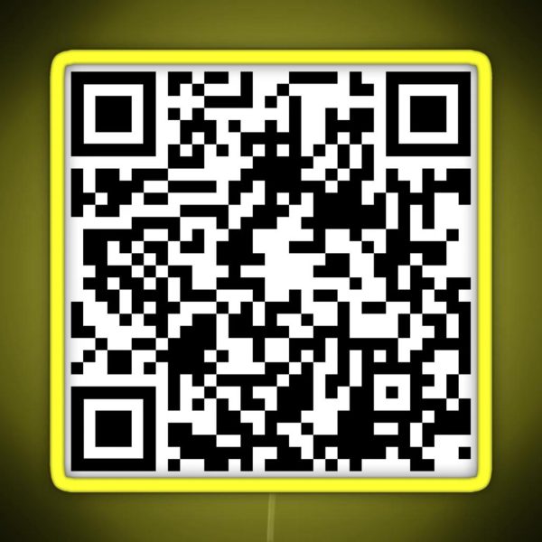 The Office Prison Mike QR Code RGB Neon Sign