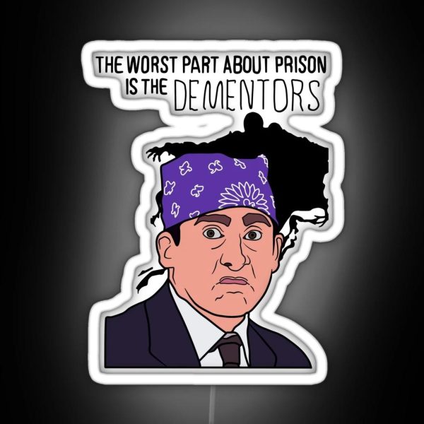 The Office Prison Mike The Worst Part About RGB Neon Sign