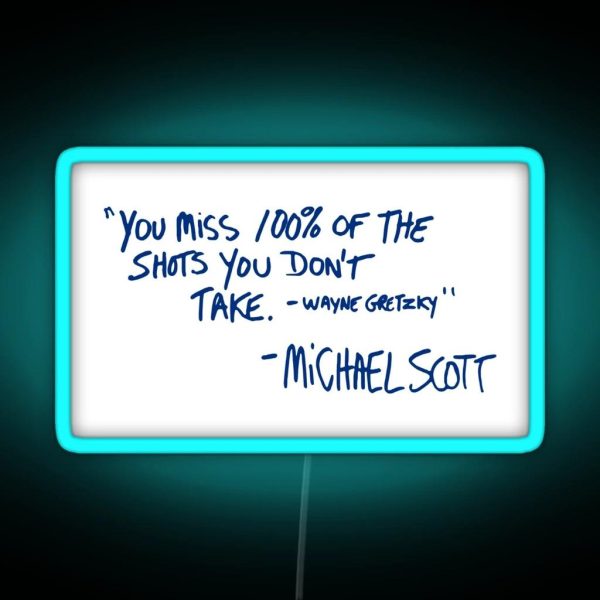 The Office Quote RGB Neon Sign