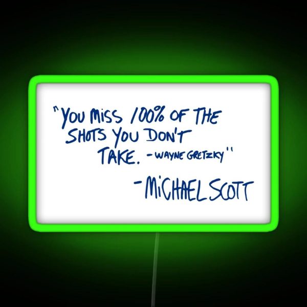 The Office Quote RGB Neon Sign
