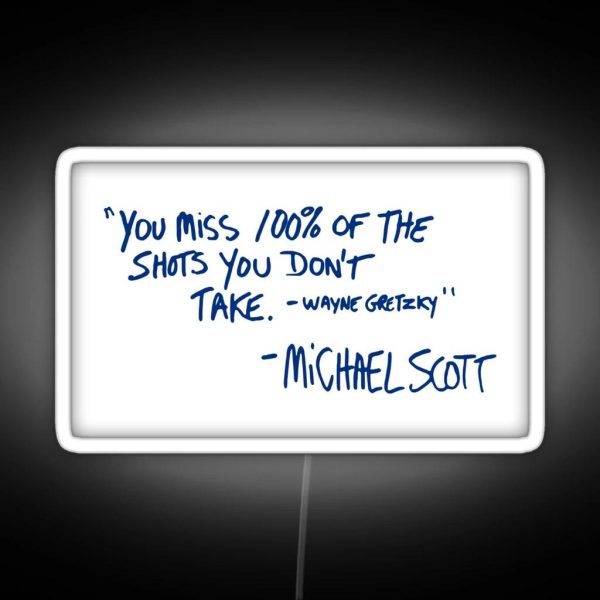 The Office Quote RGB Neon Sign