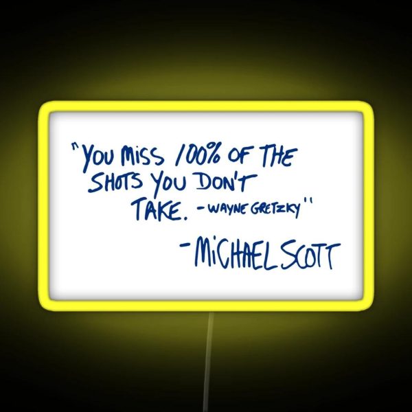 The Office Quote RGB Neon Sign