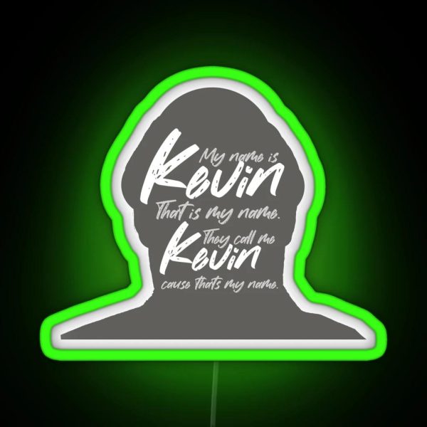 The Office Roll Call Kevin Malone My Name Is Kevin That RGB Neon Sign
