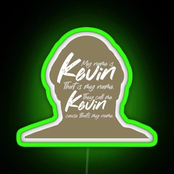 The Office Roll Call Kevin Malone My Name Is Kevin That RGB Neon Sign