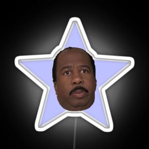 The Office Stanley Hudson Star Mug Party Favor RGB Neon Sign