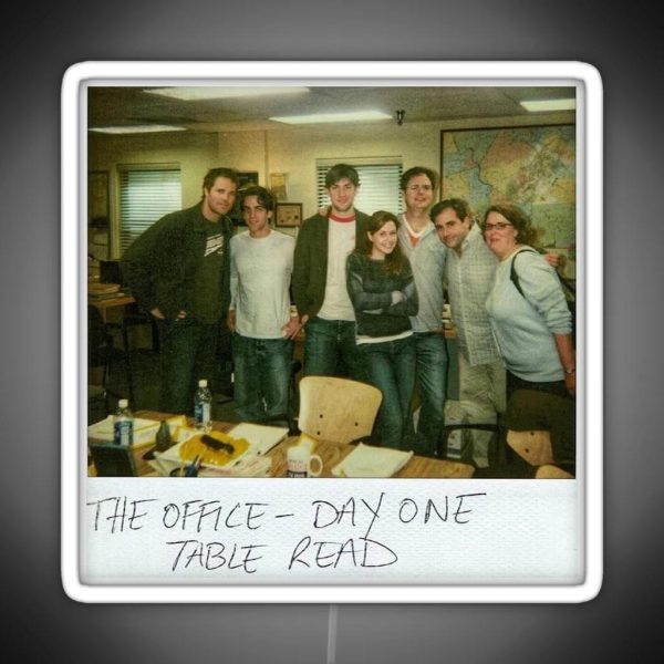The Office Table Read Photo RGB Neon Sign