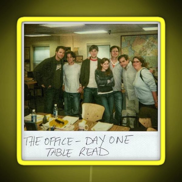 The Office Table Read Photo RGB Neon Sign