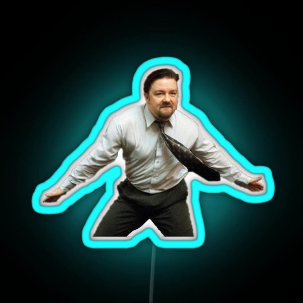 The Office UK David Brent RGB Neon Sign
