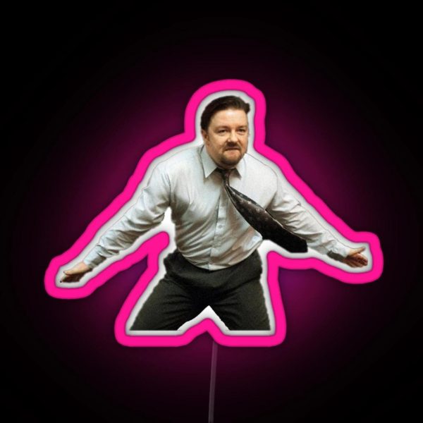 The Office UK David Brent RGB Neon Sign