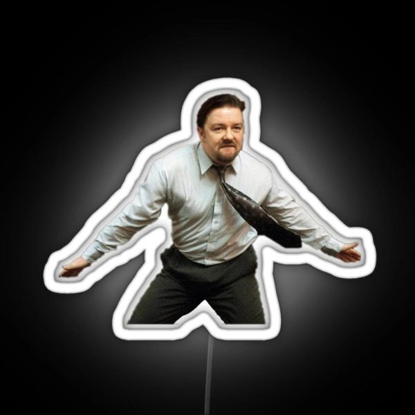 The Office UK David Brent RGB Neon Sign