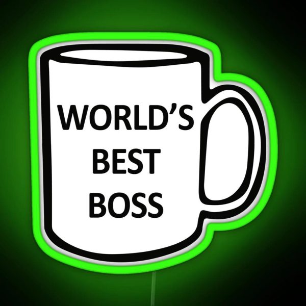 The Office World S Best Boss V2 RGB Neon Sign