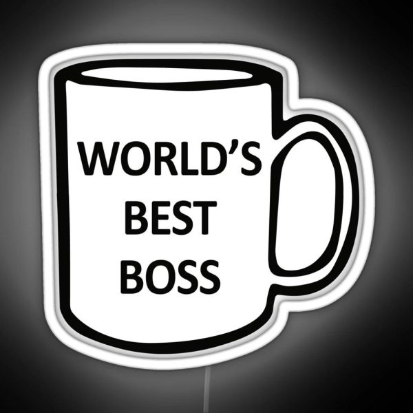 The Office World S Best Boss V2 RGB Neon Sign
