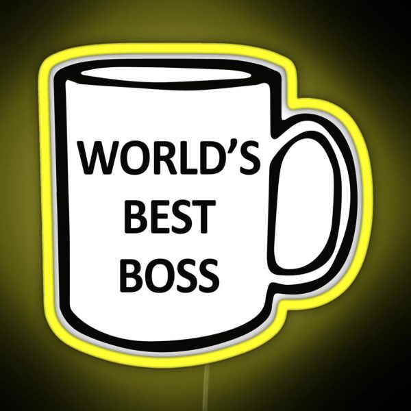 The Office World S Best Boss V2 RGB Neon Sign