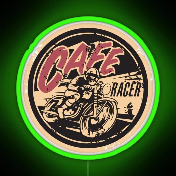 The Official Cafe Racer TV Logo RGB Neon Sign