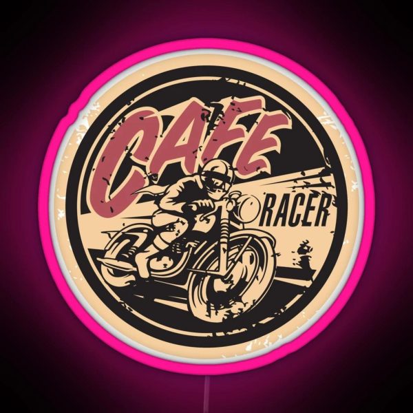 The Official Cafe Racer TV Logo RGB Neon Sign