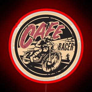 The Official Cafe Racer TV Logo RGB Neon Sign