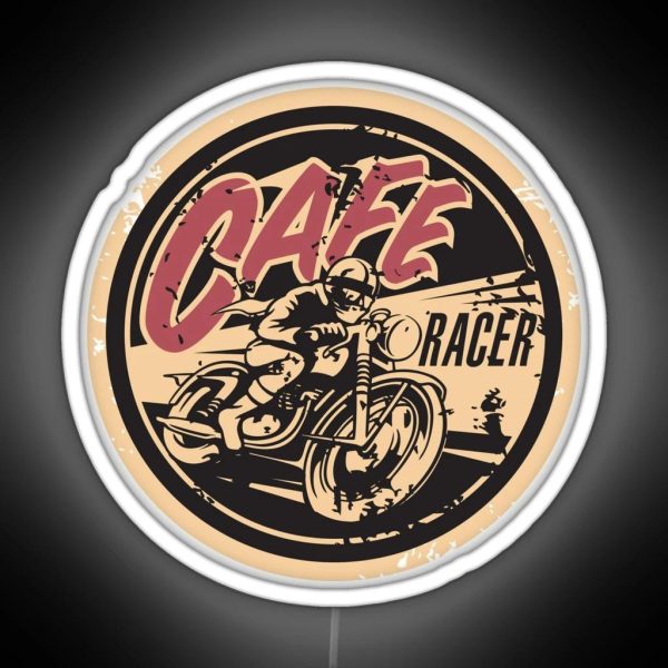 The Official Cafe Racer TV Logo RGB Neon Sign