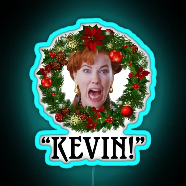 THE ORIGINAL Kevin Home Alone RGB Neon Sign