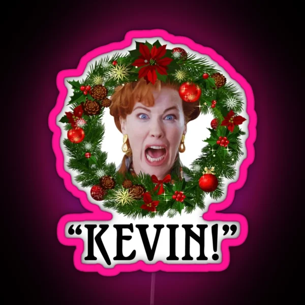 THE ORIGINAL Kevin Home Alone RGB Neon Sign