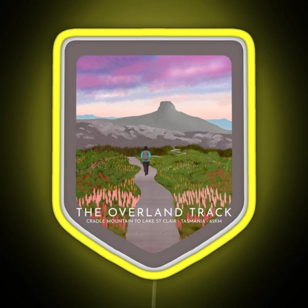 The Overland Track Tasmania Australia RGB Neon Sign