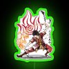 Vibrant RGB neon sign featuring The Power of Fire Nation logo.