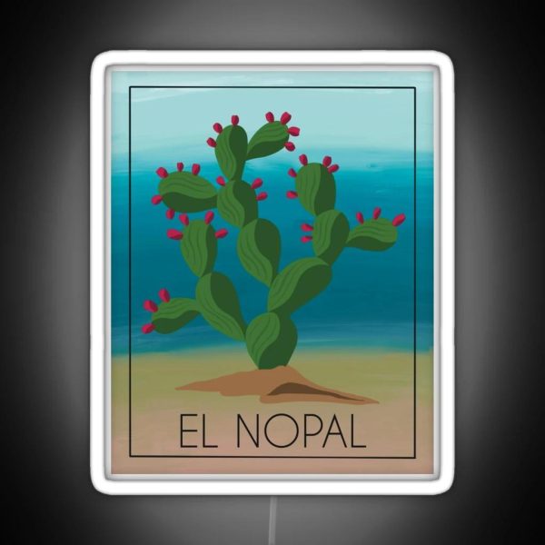 The Prickly Pear Cactus RGB Neon Sign