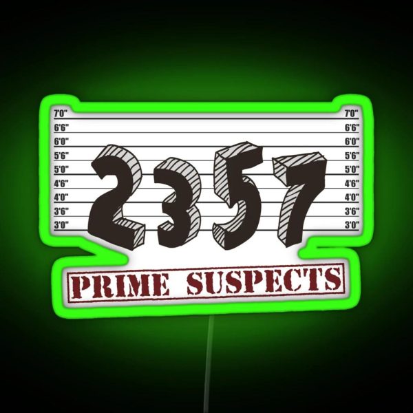 The Prime Number Suspects RGB Neon Sign