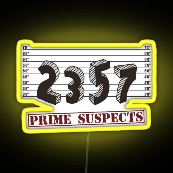 The Prime Number Suspects RGB Neon Sign