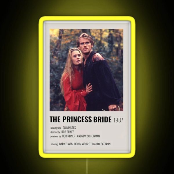 The Princess Bride Movie Poster RGB Neon Sign