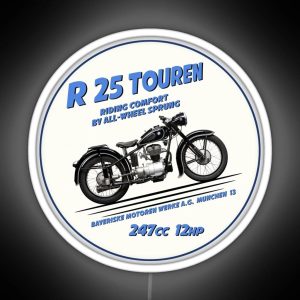 The R25 Classic Motorcycle RGB Neon Sign