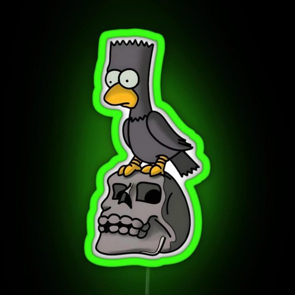 The Raven Bart RGB Neon Sign