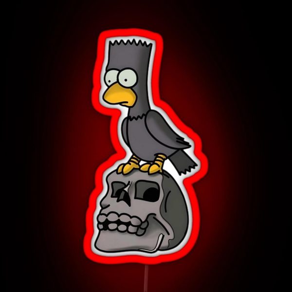 The Raven Bart RGB Neon Sign