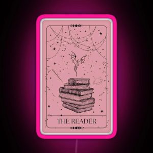 The Reader Tarot Card RGB Neon Sign