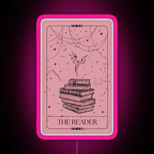 The Reader Tarot Card RGB Neon Sign