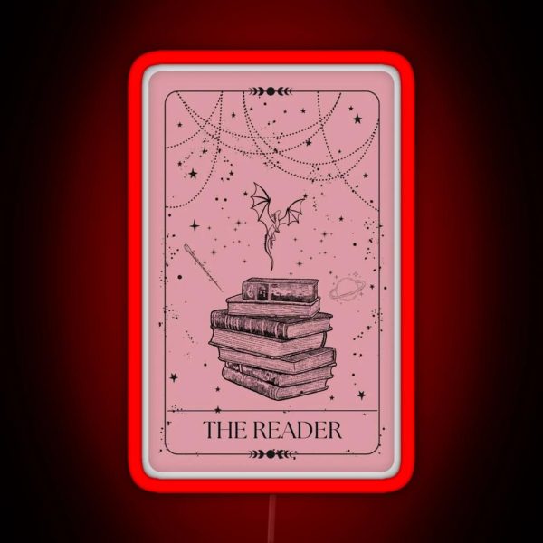 The Reader Tarot Card RGB Neon Sign