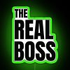 Neon sign reading 'The Real Boss'