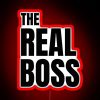 Neon sign reading 'The Real Boss'