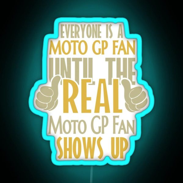 The Real Moto GP Fan Gift RGB Neon Sign