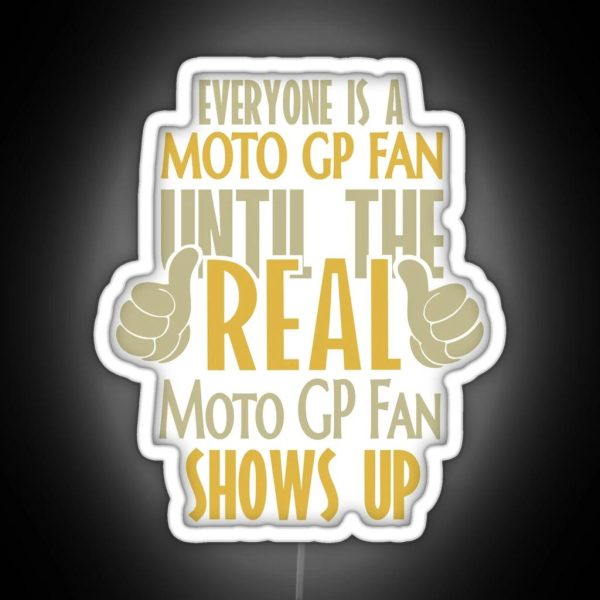 The Real Moto GP Fan Gift RGB Neon Sign