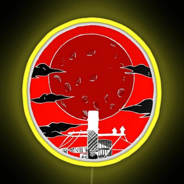 The Red Moon V2 RGB Neon Sign