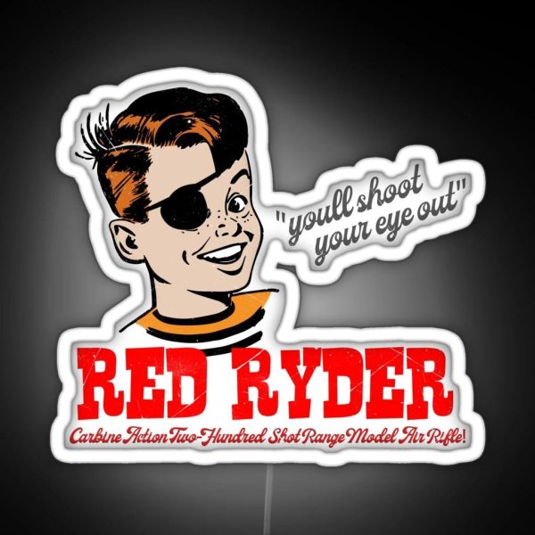 The Red Ryder BB Gun RGB Neon Sign