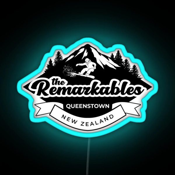 The Remarkables In Black RGB Neon Sign