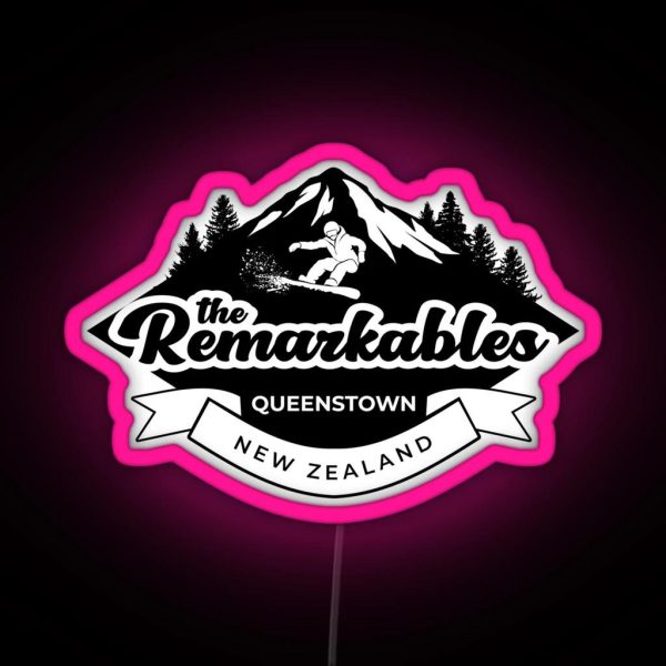 The Remarkables In Black RGB Neon Sign
