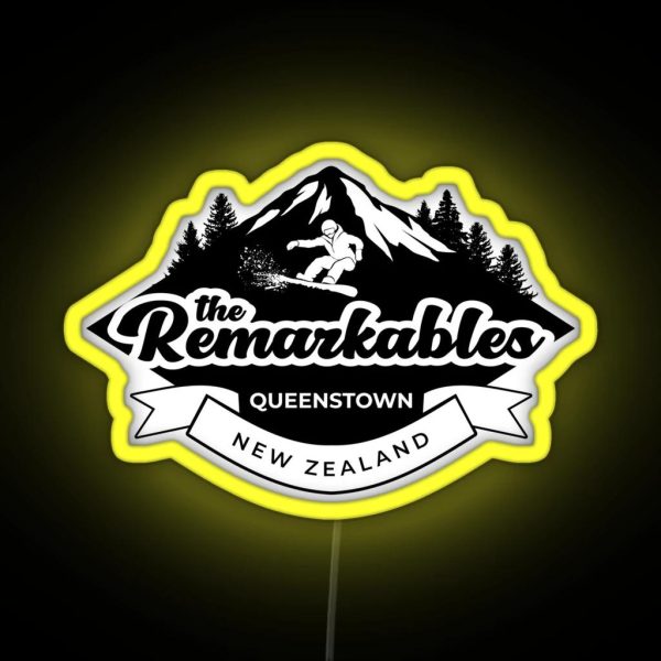 The Remarkables In Black RGB Neon Sign