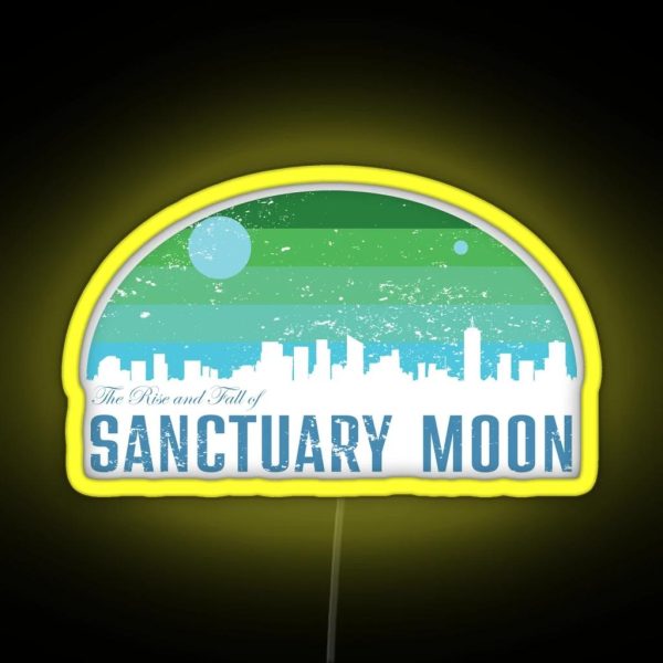 The Rise And Fall Of Sanctuary Moon RGB Neon Sign