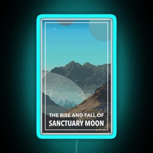 The Rise And Fall Of Sanctuary Moon RGB Neon Sign