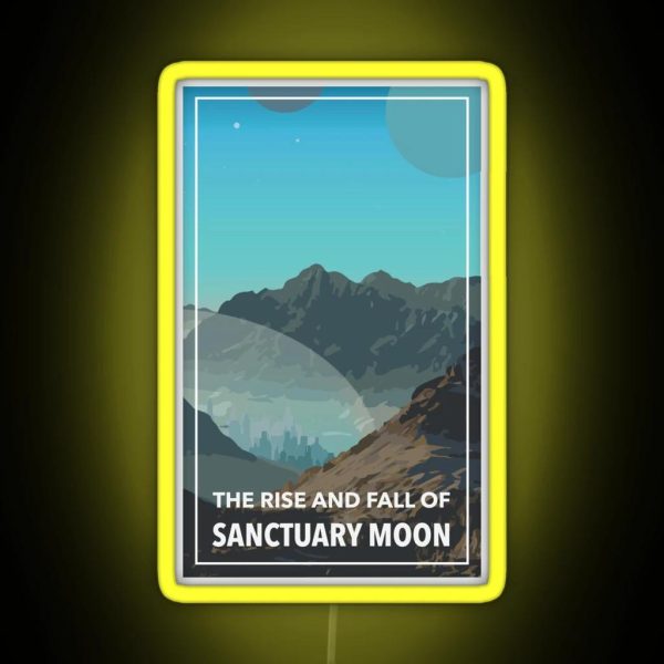 The Rise And Fall Of Sanctuary Moon RGB Neon Sign