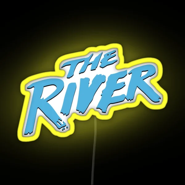 THE RIVER RGB Neon Sign